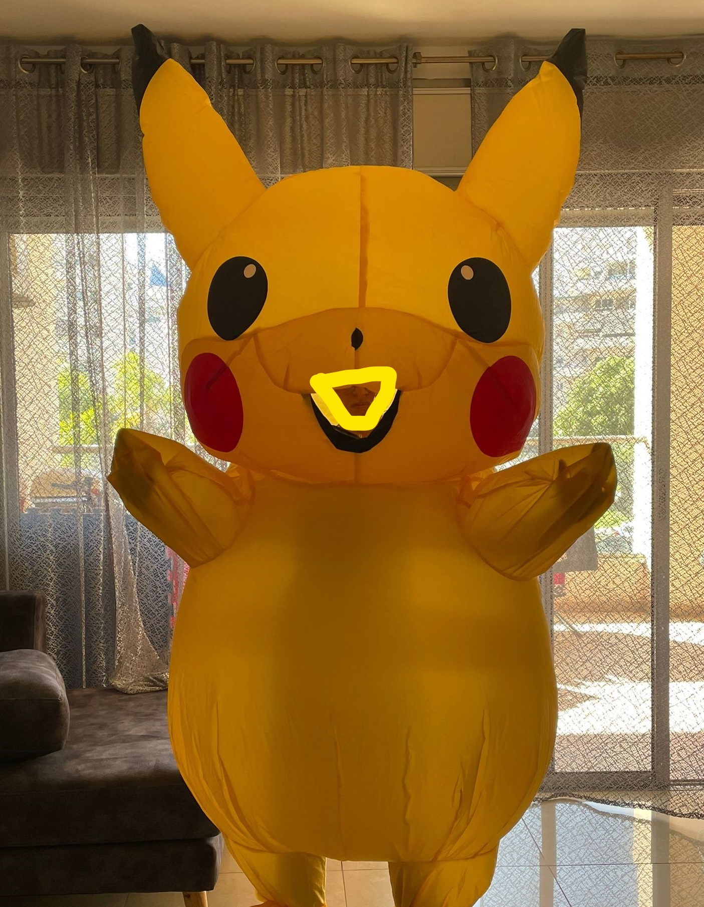 השכרת בובת ענק פיקאצ'ו